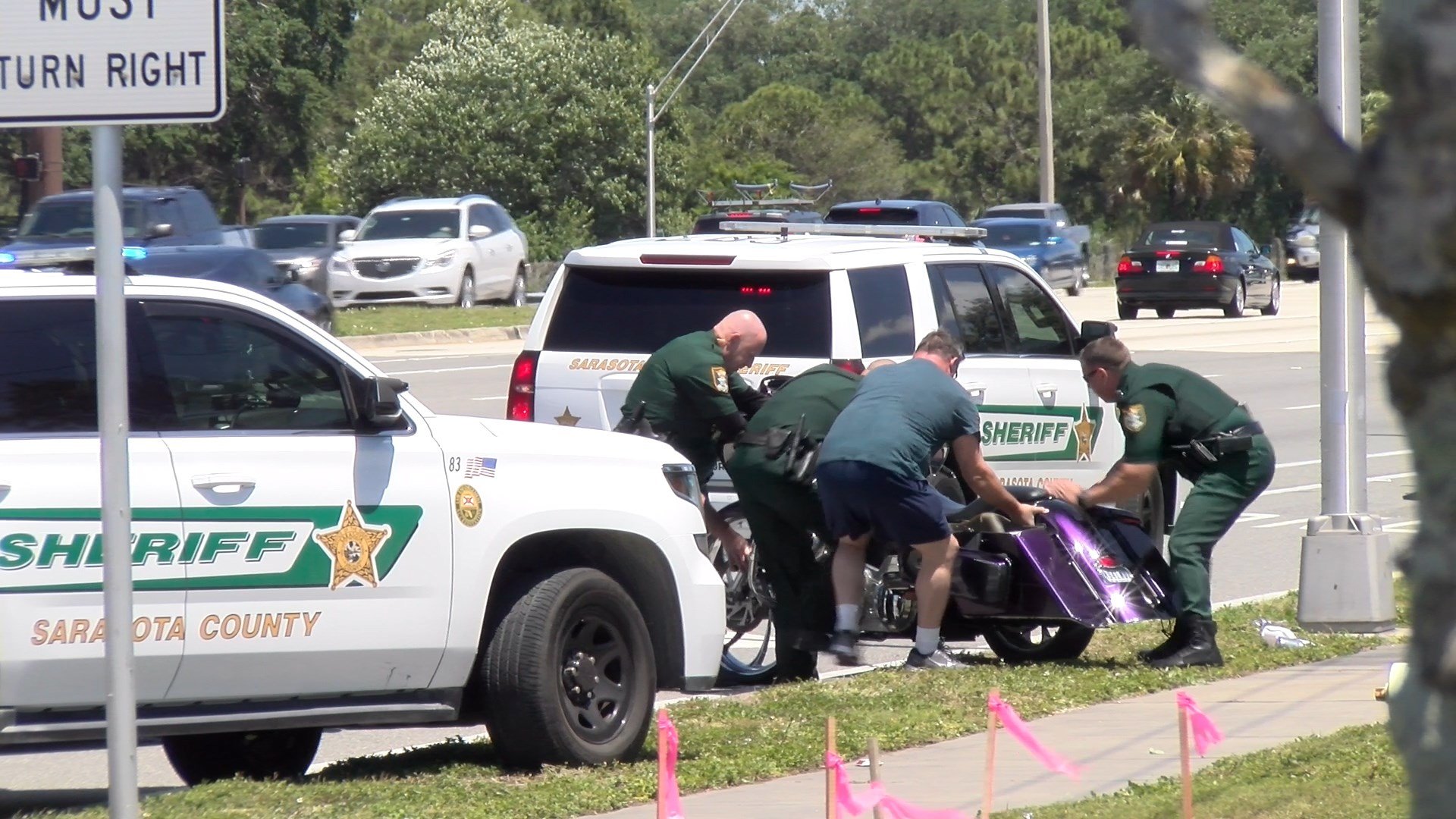 Motorcycle Crash Sends Two To The Hospital - Suncoast News And Weather ...