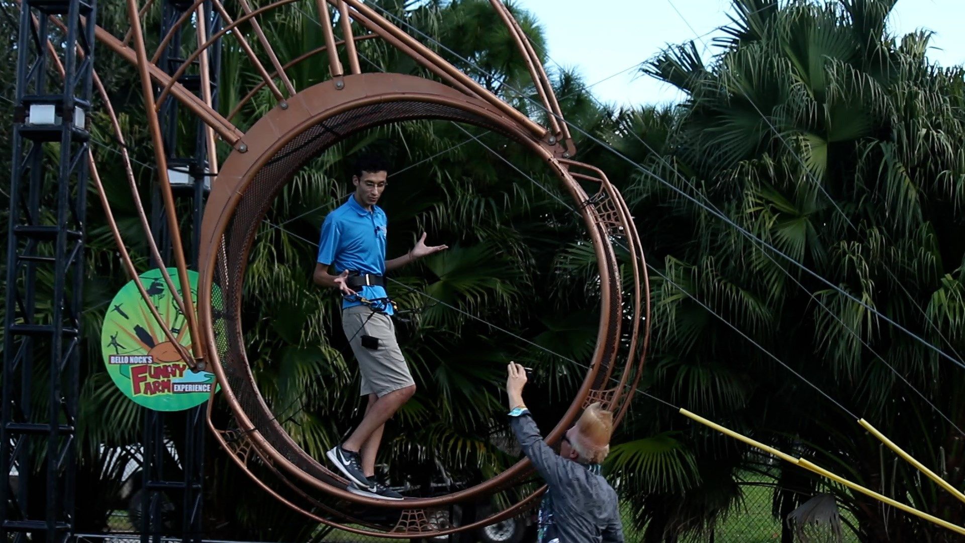 Father-daughter dare deviling duo invite the public into their world