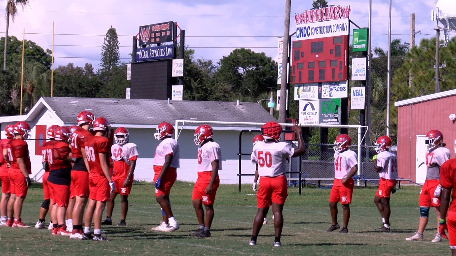 All high school football games cancelled for Friday in Manatee