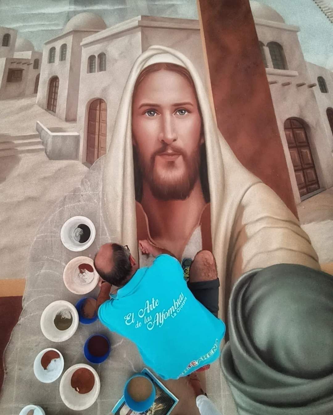 Chalk Festival brings in firstever flower carpet delegations in U.S