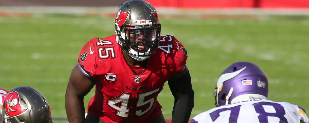 Bucs' Devin White named finalist for NFLPA Alan Page Community