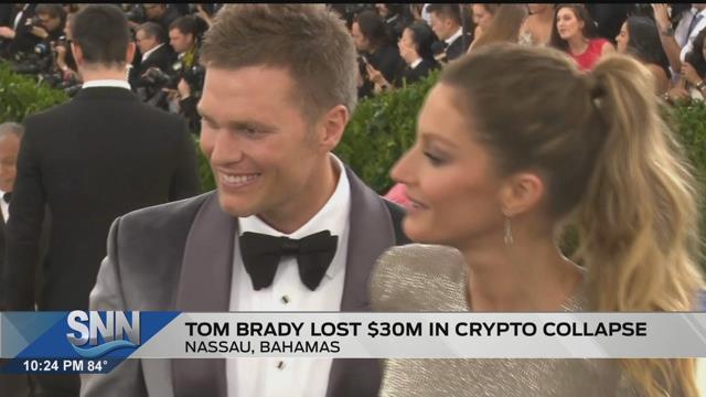 Report: Tom Brady lost $30M in FTX collapse